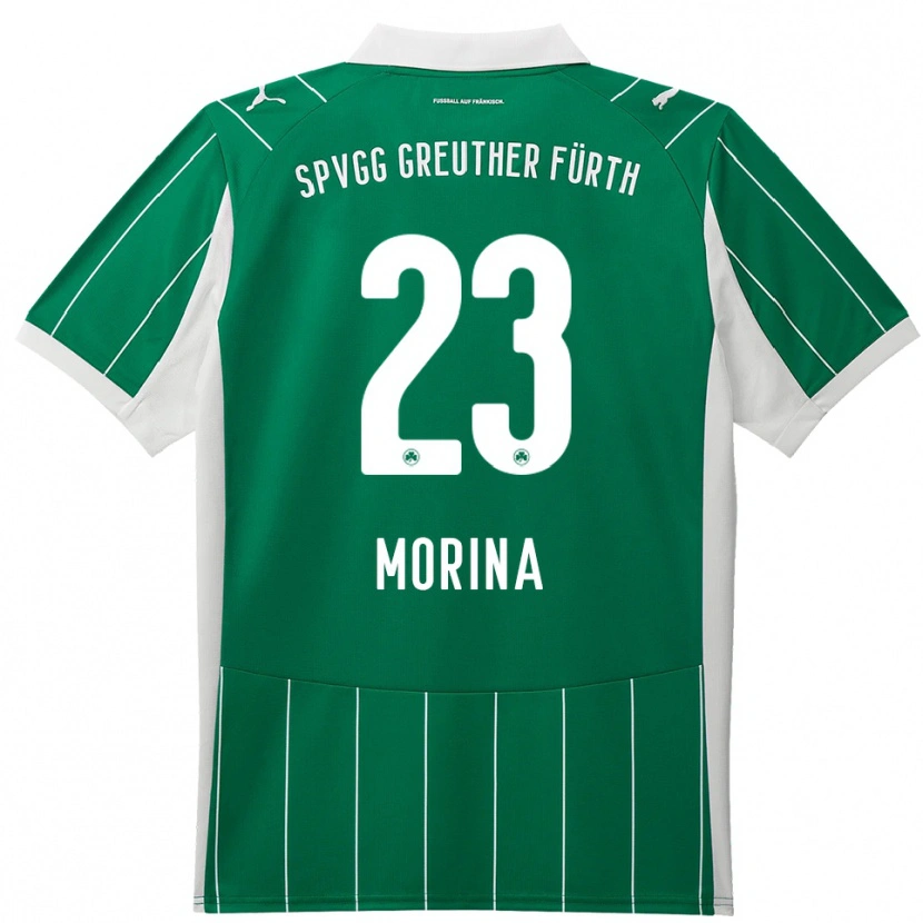 Danxen Damen Dion Morina #23 Grün Weiß Auswärtstrikot Trikot 2025/26 T-Shirt Schweiz