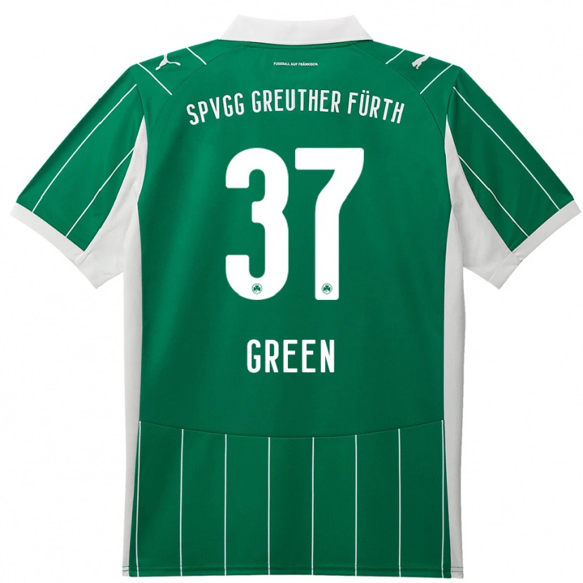Danxen Damen Julian Green #37 Grün Weiß Auswärtstrikot Trikot 2025/26 T-Shirt Schweiz