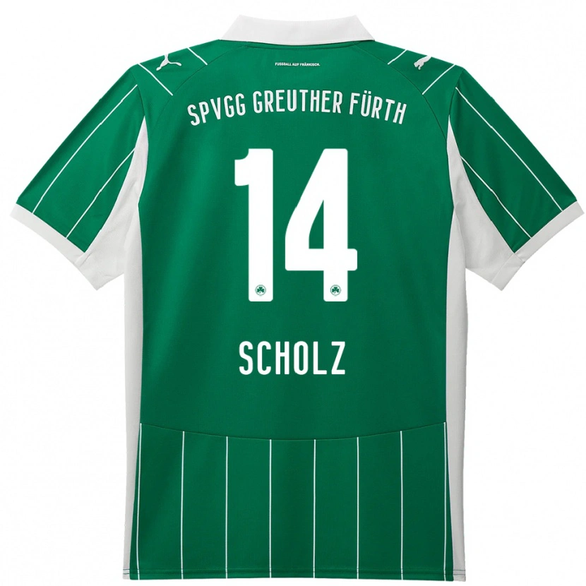 Danxen Damen Yannick Scholz #14 Grün Weiß Auswärtstrikot Trikot 2025/26 T-Shirt Schweiz