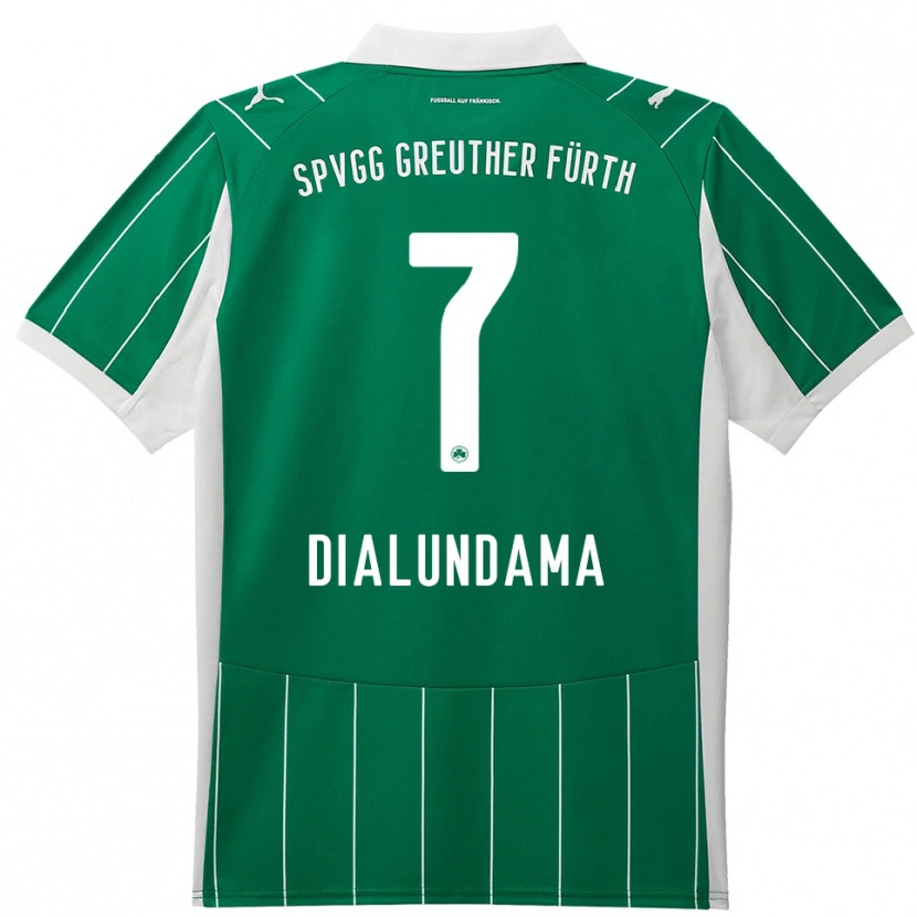 Danxen Damen Emmanuel Dialundama #7 Grün Weiß Auswärtstrikot Trikot 2025/26 T-Shirt Schweiz