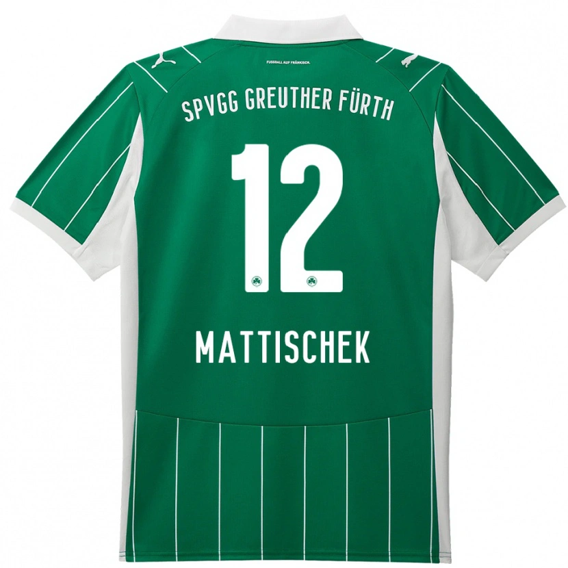Danxen Damen Jakob Mattischek #12 Grün Weiß Auswärtstrikot Trikot 2025/26 T-Shirt Schweiz