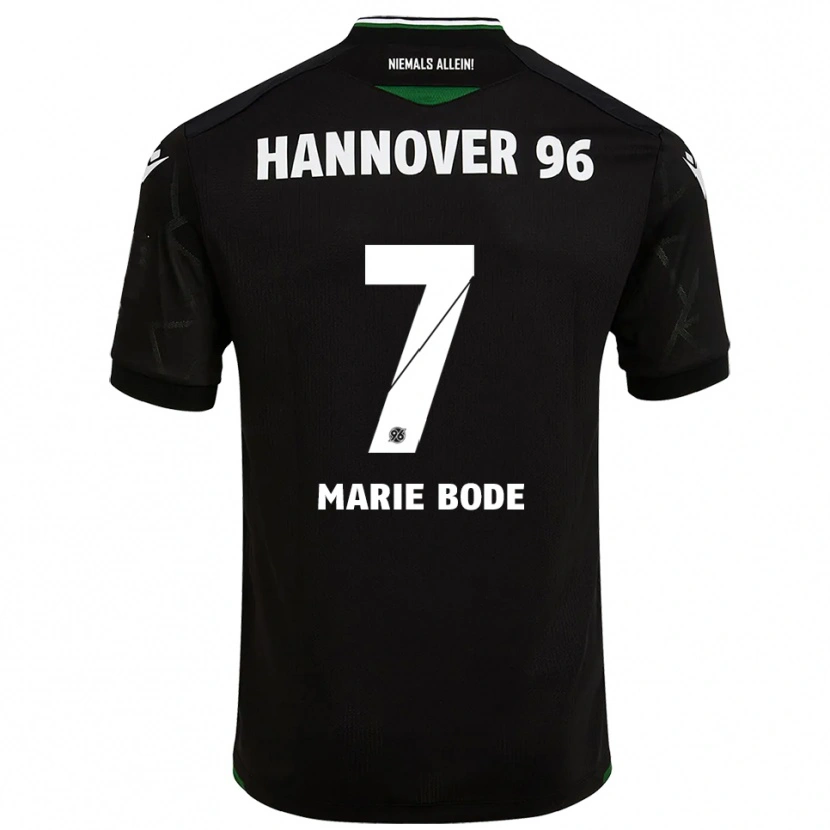 Danxen Damen Bente Marie Bode #7 Schwarz Grün Auswärtstrikot Trikot 2025/26 T-Shirt Schweiz