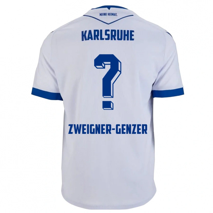 Danxen Damen Melissa Zweigner-Genzer #0 Weiß Blau Auswärtstrikot Trikot 2025/26 T-Shirt Schweiz