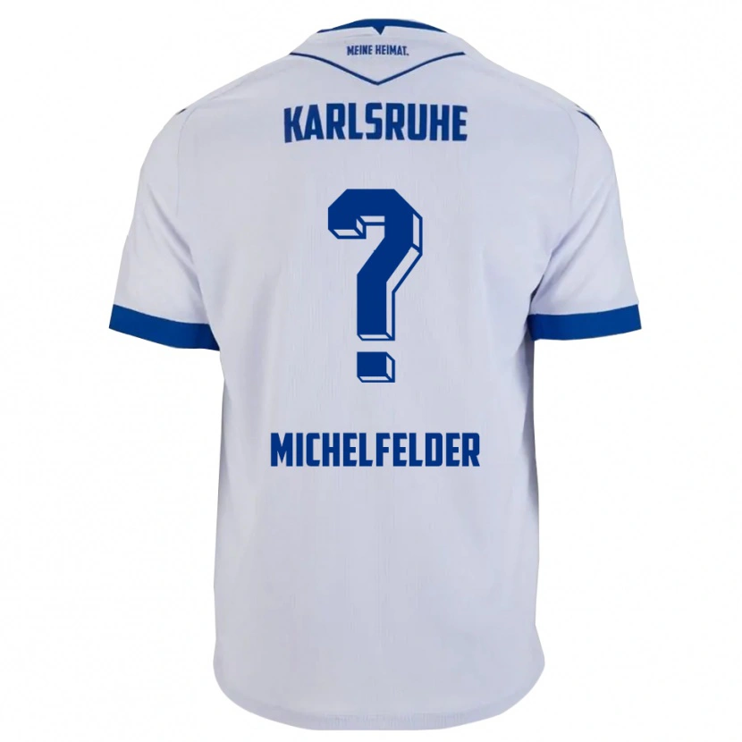 Danxen Damen Norina Michelfelder #0 Weiß Blau Auswärtstrikot Trikot 2025/26 T-Shirt Schweiz