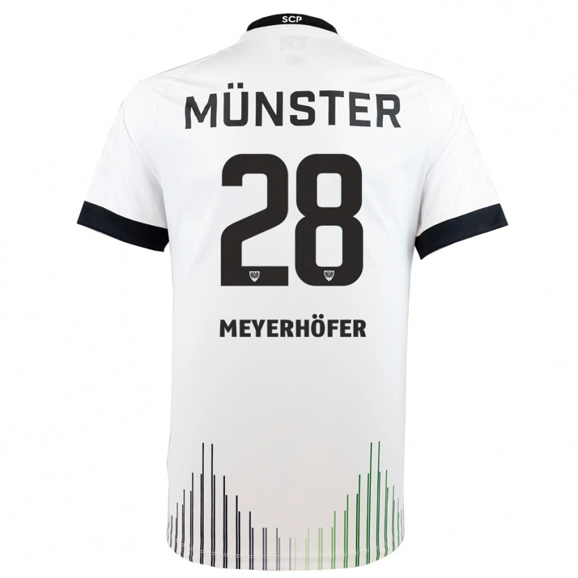 Danxen Damen Marco Meyerhöfer #28 Weiß Schwarz Auswärtstrikot Trikot 2025/26 T-Shirt Schweiz