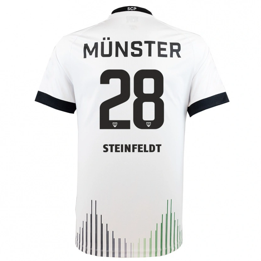 Danxen Damen Luca Steinfeldt #28 Weiß Schwarz Auswärtstrikot Trikot 2025/26 T-Shirt Schweiz