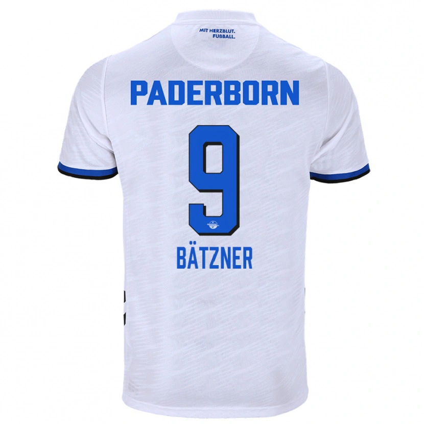 Danxen Damen Nick Bätzner #9 Weiß Blau Auswärtstrikot Trikot 2025/26 T-Shirt Schweiz