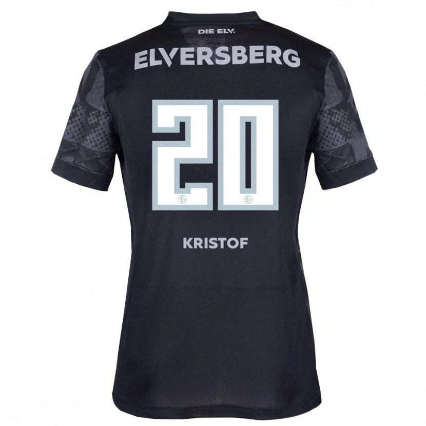 Danxen Damen Nicolas Kristof #20 Schwarz Grau Auswärtstrikot Trikot 2025/26 T-Shirt Schweiz