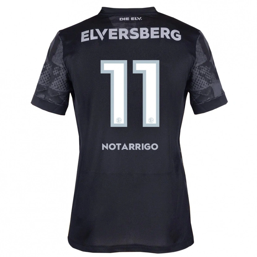 Danxen Damen Lionel Notarrigo #11 Schwarz Grau Auswärtstrikot Trikot 2025/26 T-Shirt Schweiz