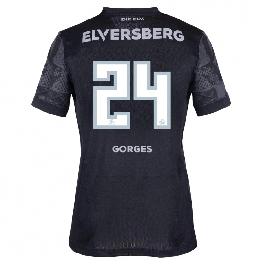 Danxen Damen Nils Gorges #24 Schwarz Grau Auswärtstrikot Trikot 2025/26 T-Shirt Schweiz