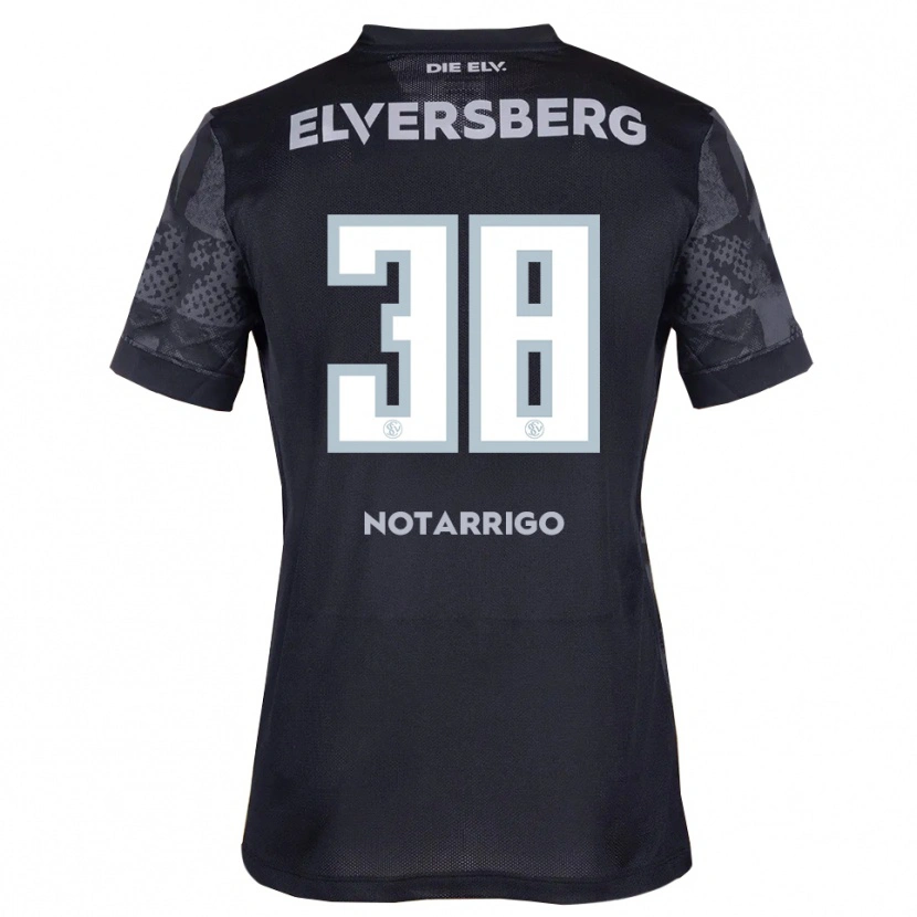 Danxen Damen Tyler Notarrigo #38 Schwarz Grau Auswärtstrikot Trikot 2025/26 T-Shirt Schweiz