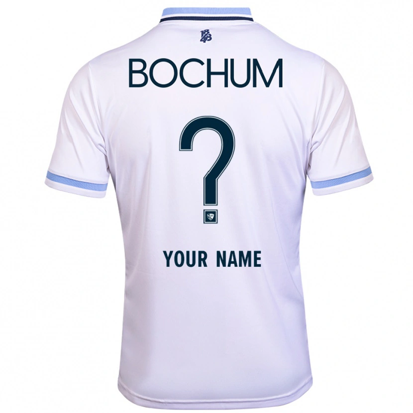 Danxen Damen Ihren Namen #0 Weiß Himmelblau Auswärtstrikot Trikot 2025/26 T-Shirt Schweiz