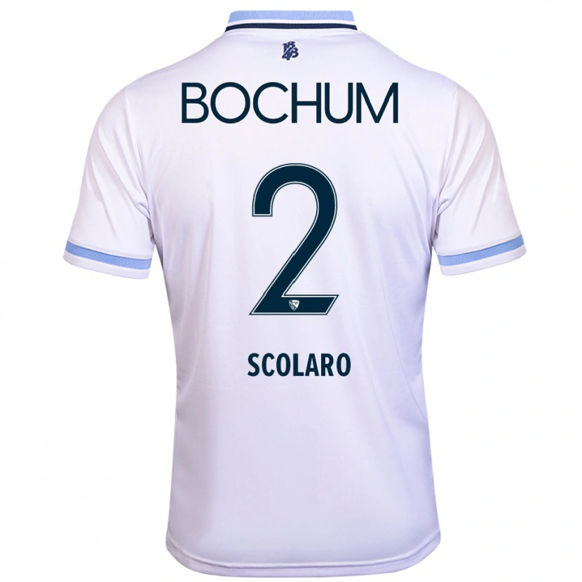 Danxen Damen Roberto Scolaro #2 Weiß Himmelblau Auswärtstrikot Trikot 2025/26 T-Shirt Schweiz