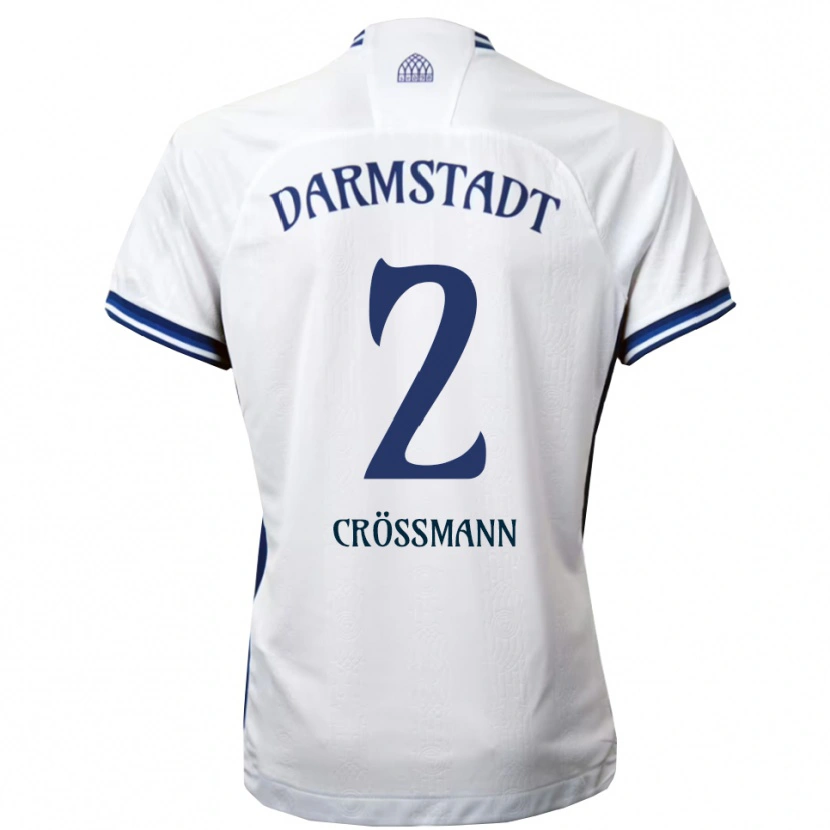 Danxen Damen Elias Crößmann #2 Weiß Blau Auswärtstrikot Trikot 2025/26 T-Shirt Schweiz
