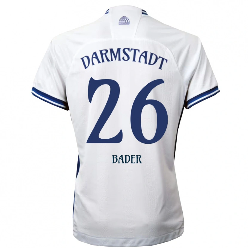 Danxen Damen Matthias Bader #26 Weiß Blau Auswärtstrikot Trikot 2025/26 T-Shirt Schweiz