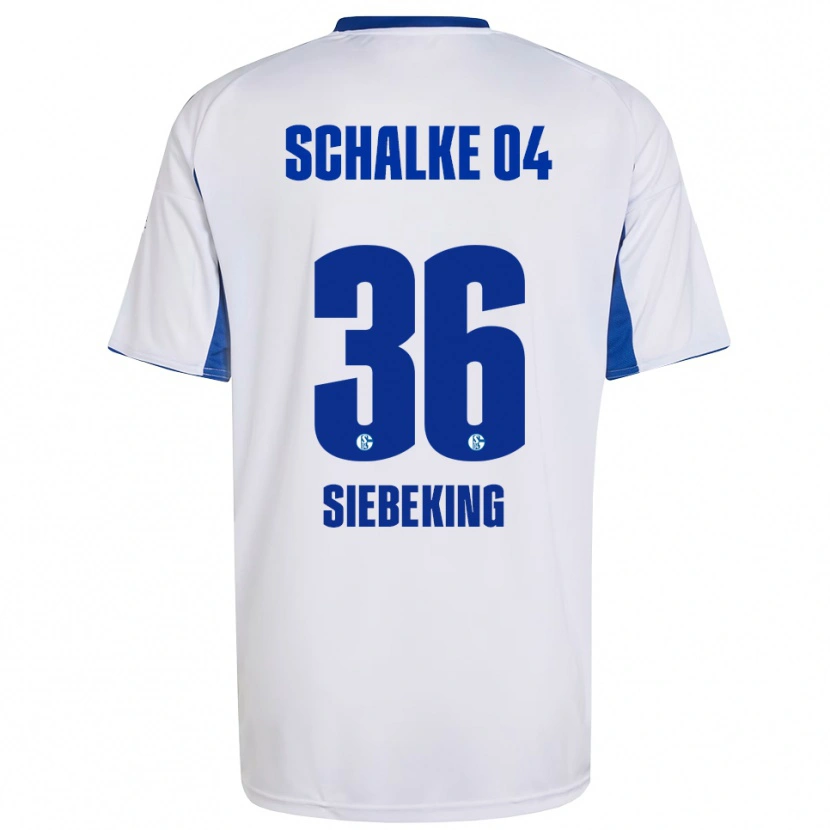 Danxen Damen Johannes Siebeking #36 Weiß Blau Auswärtstrikot Trikot 2025/26 T-Shirt Schweiz