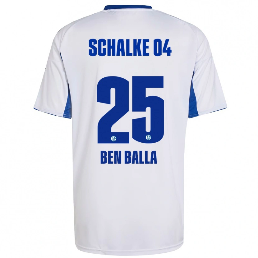 Danxen Damen Yassin Ben Balla #25 Weiß Blau Auswärtstrikot Trikot 2025/26 T-Shirt Schweiz