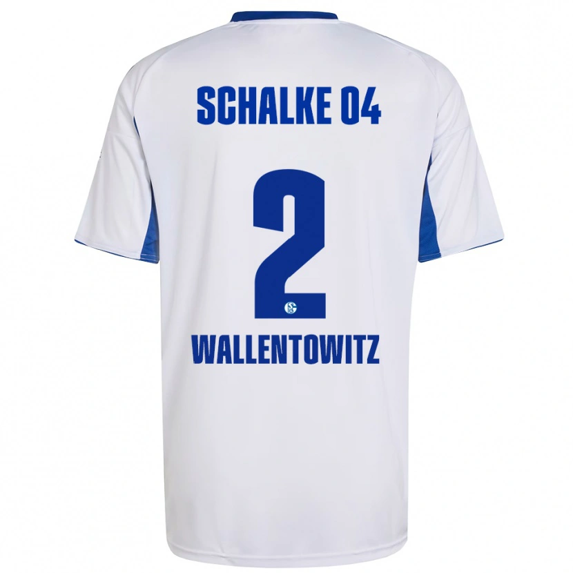 Danxen Damen Mika Wallentowitz #2 Weiß Blau Auswärtstrikot Trikot 2025/26 T-Shirt Schweiz