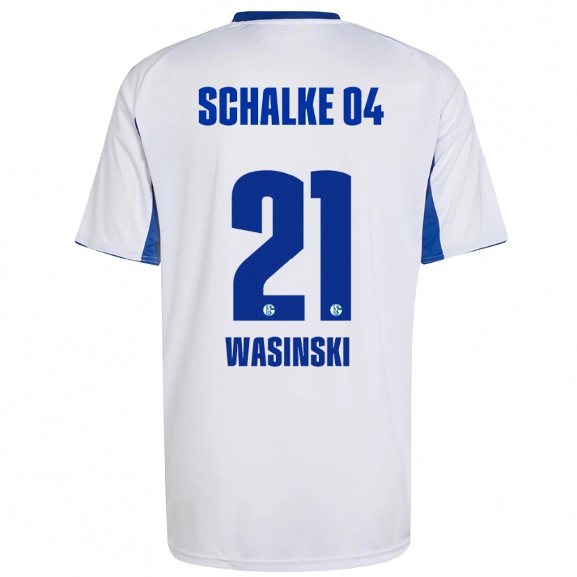 Danxen Damen Martin Wasinski #21 Weiß Blau Auswärtstrikot Trikot 2025/26 T-Shirt Schweiz