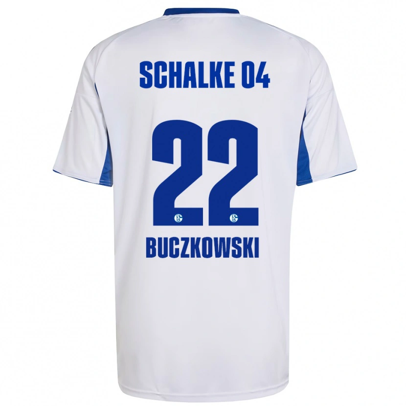 Danxen Damen Philip Buczkowski #22 Weiß Blau Auswärtstrikot Trikot 2025/26 T-Shirt Schweiz