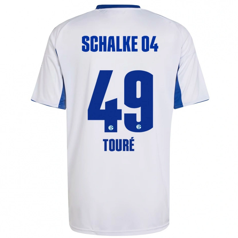 Danxen Damen Tidiane Touré #49 Weiß Blau Auswärtstrikot Trikot 2025/26 T-Shirt Schweiz