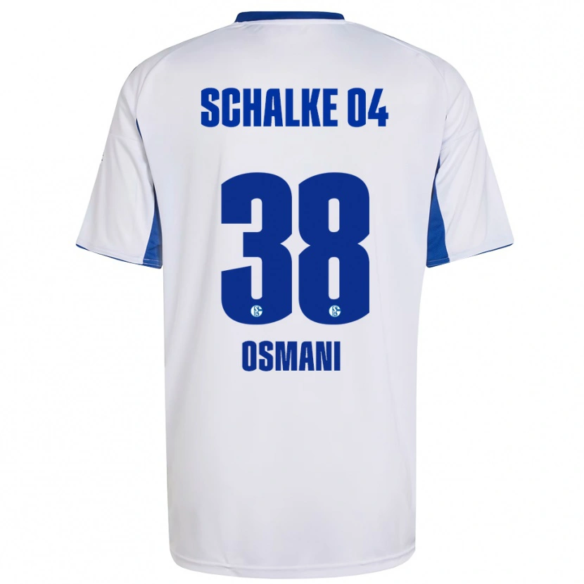 Danxen Damen Tristan Osmani #38 Weiß Blau Auswärtstrikot Trikot 2025/26 T-Shirt Schweiz
