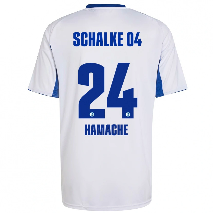 Danxen Damen Ilyes Hamache #24 Weiß Blau Auswärtstrikot Trikot 2025/26 T-Shirt Schweiz