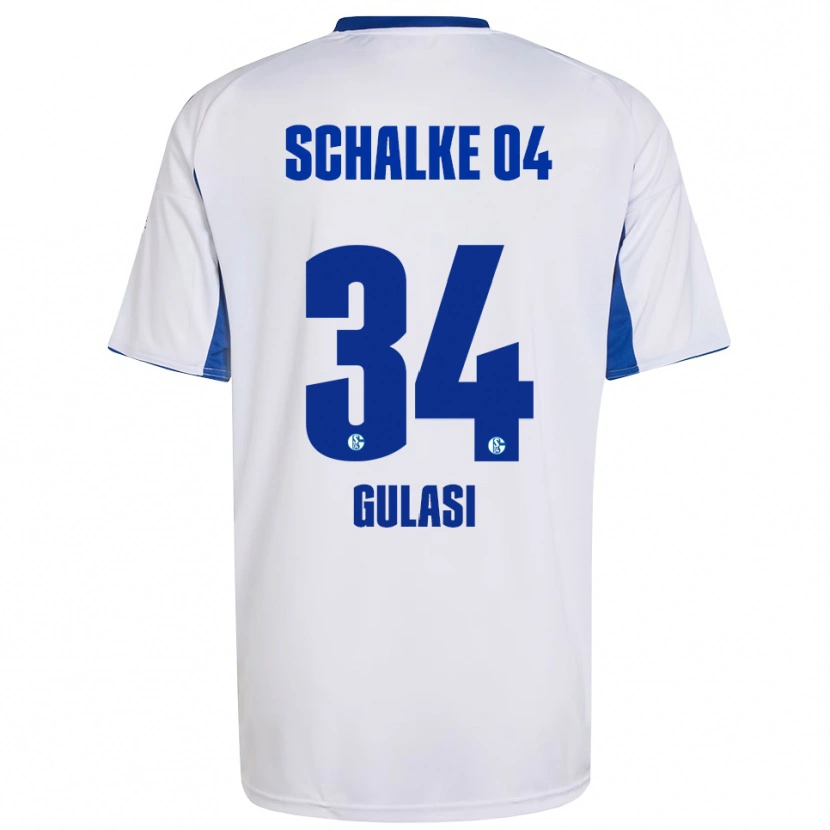 Danxen Damen Ayman Gulasi #34 Weiß Blau Auswärtstrikot Trikot 2025/26 T-Shirt Schweiz