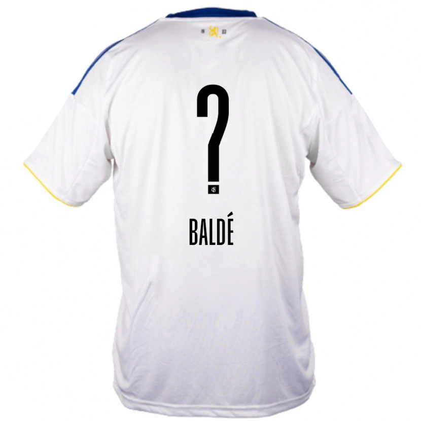 Danxen Damen Madi Baldé #0 Weiß Blau Gelb Auswärtstrikot Trikot 2025/26 T-Shirt Schweiz