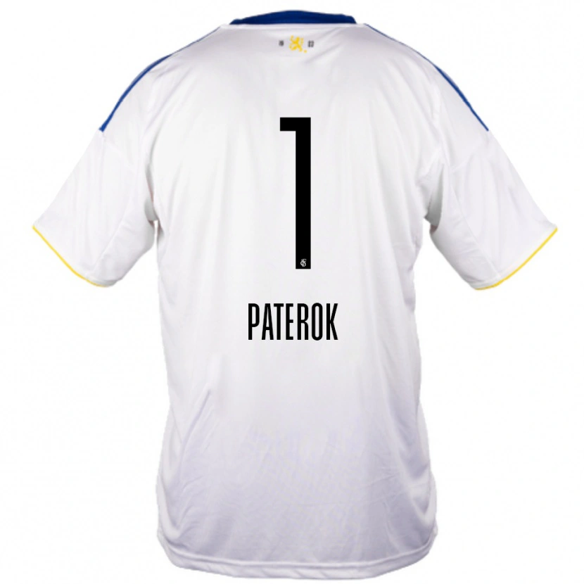 Danxen Damen Tim Paterok #1 Weiß Blau Gelb Auswärtstrikot Trikot 2025/26 T-Shirt Schweiz