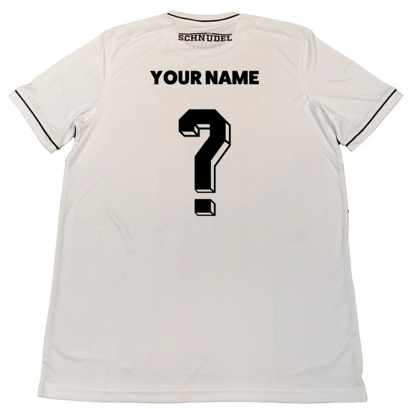 Danxen Damen Ihren Namen #0 Weiß Schwarz Auswärtstrikot Trikot 2025/26 T-Shirt Schweiz