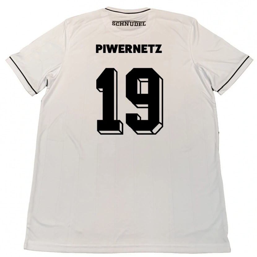 Danxen Damen Nils Piwernetz #19 Weiß Schwarz Auswärtstrikot Trikot 2025/26 T-Shirt Schweiz