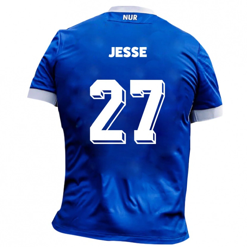 Danxen Damen Karl Jesse #27 Blau Weiß Auswärtstrikot Trikot 2025/26 T-Shirt Schweiz