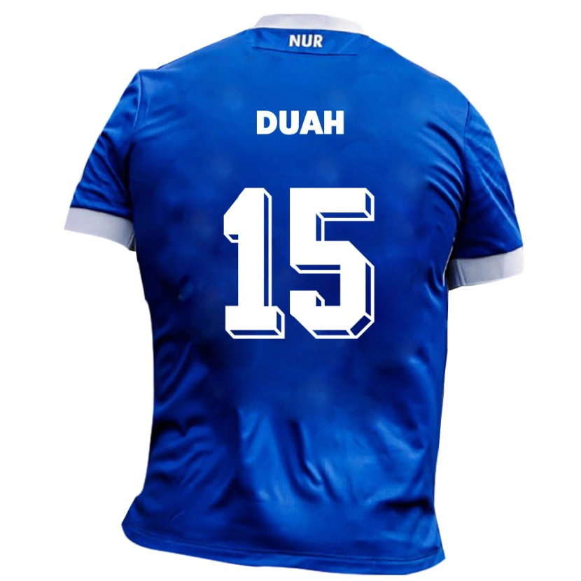 Danxen Damen Dennis Duah #15 Blau Weiß Auswärtstrikot Trikot 2025/26 T-Shirt Schweiz