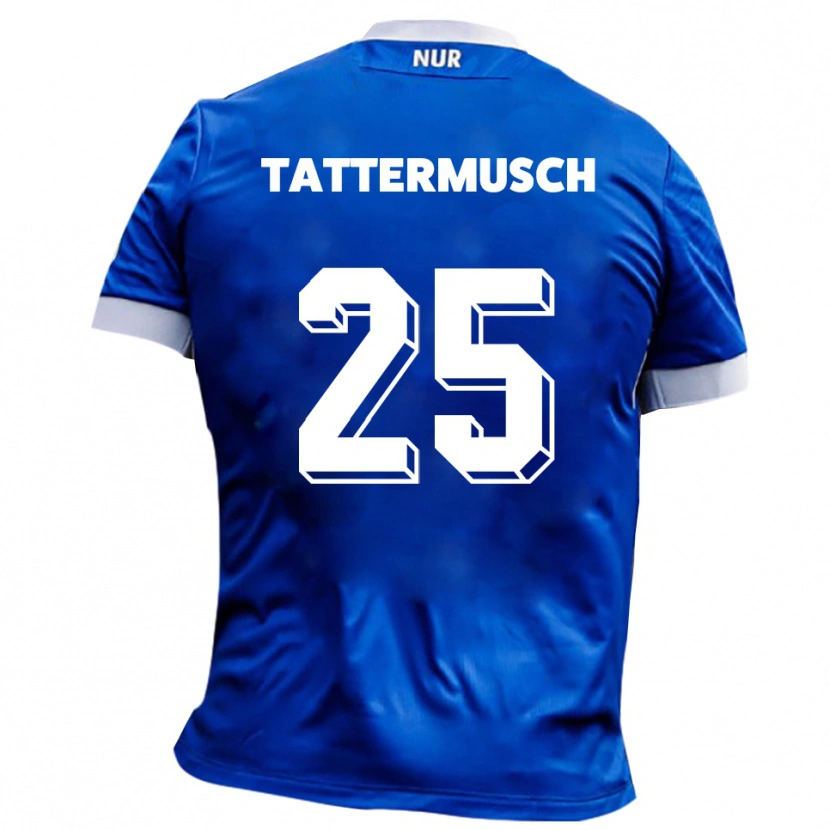Danxen Damen Ted Tattermusch #25 Blau Weiß Auswärtstrikot Trikot 2025/26 T-Shirt Schweiz