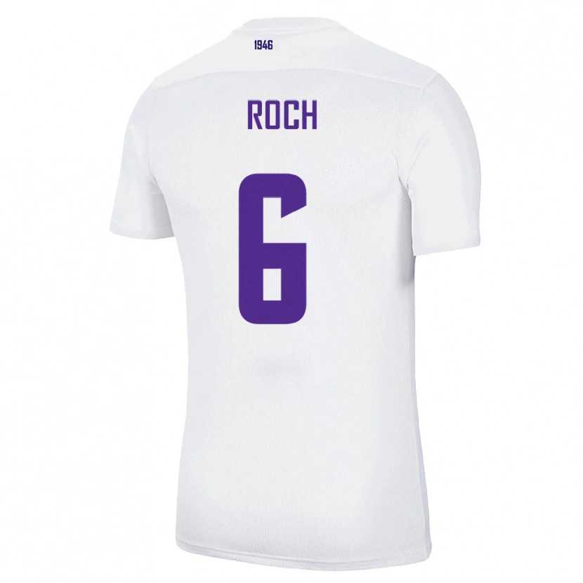 Danxen Damen Julian Roch #6 Weiß Grün Auswärtstrikot Trikot 2025/26 T-Shirt Schweiz