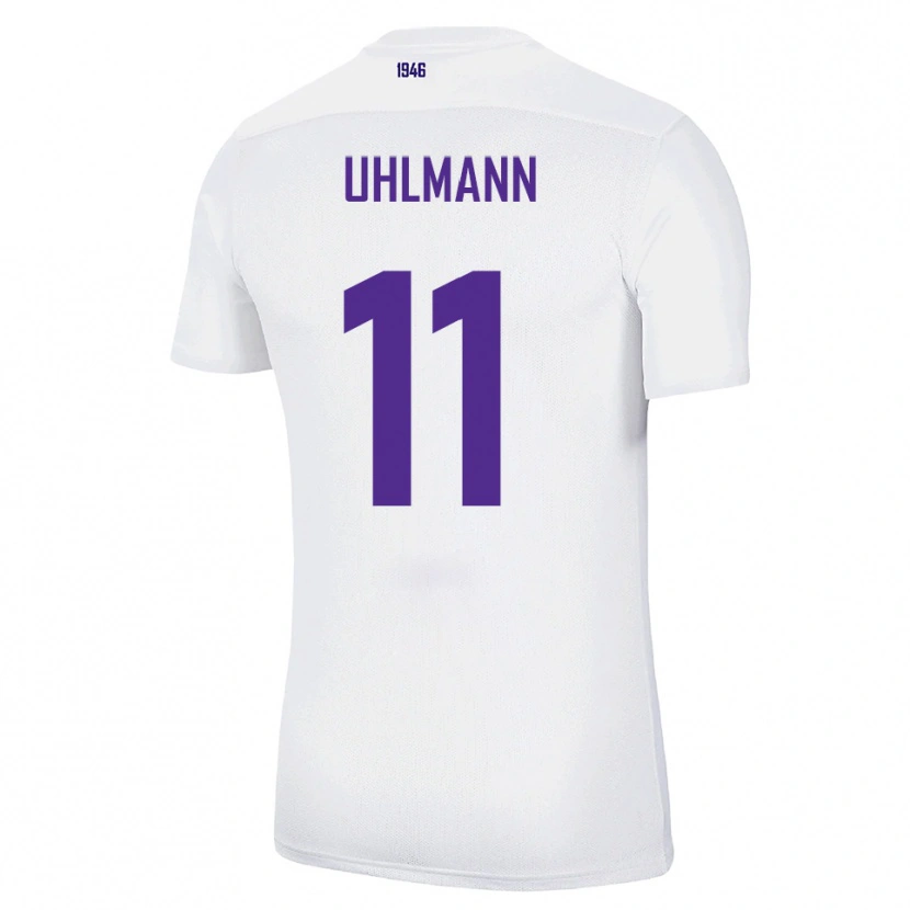 Danxen Damen Eric Uhlmann #11 Weiß Grün Auswärtstrikot Trikot 2025/26 T-Shirt Schweiz
