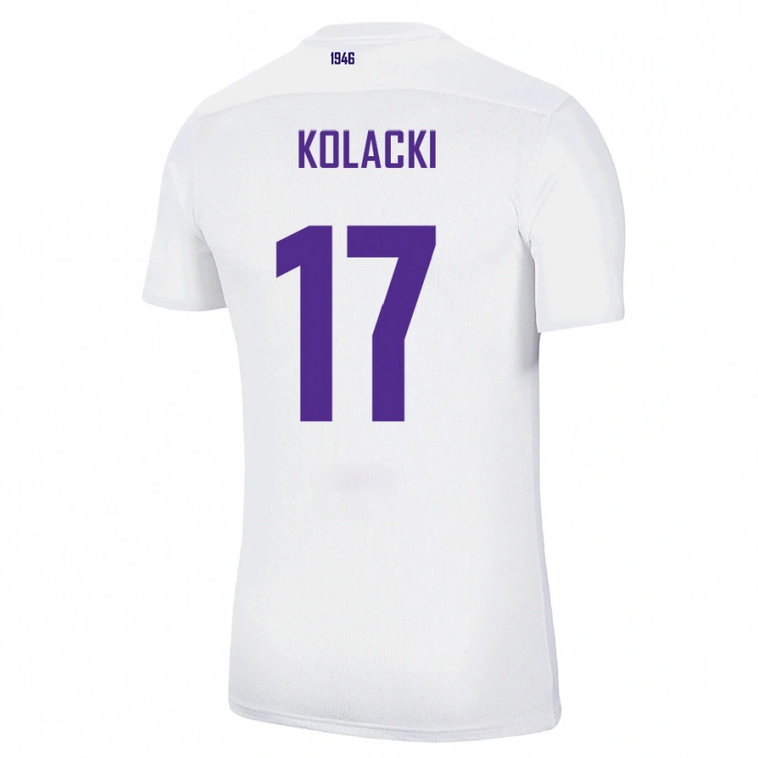 Danxen Damen Dawid Kolacki #17 Weiß Grün Auswärtstrikot Trikot 2025/26 T-Shirt Schweiz