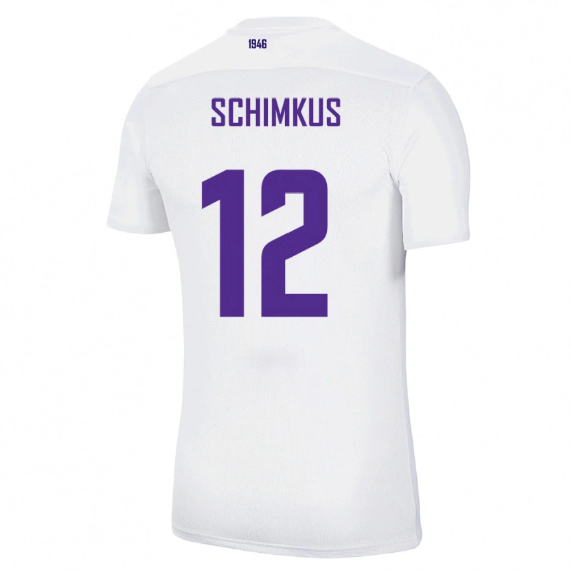 Danxen Damen Lukas Schimkus #12 Weiß Grün Auswärtstrikot Trikot 2025/26 T-Shirt Schweiz