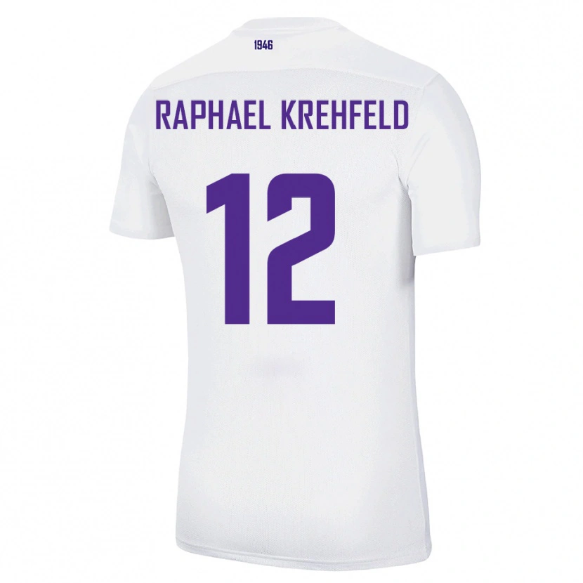 Danxen Damen Luca Raphael Krehfeld #12 Weiß Grün Auswärtstrikot Trikot 2025/26 T-Shirt Schweiz