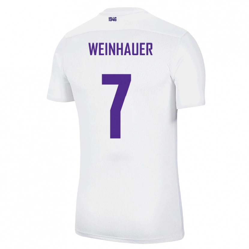 Danxen Damen Erik Weinhauer #7 Weiß Grün Auswärtstrikot Trikot 2025/26 T-Shirt Schweiz