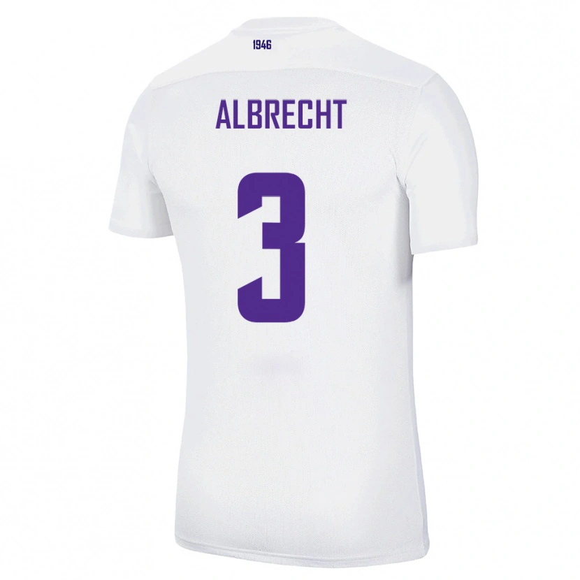 Danxen Damen Ben Albrecht #3 Weiß Grün Auswärtstrikot Trikot 2025/26 T-Shirt Schweiz