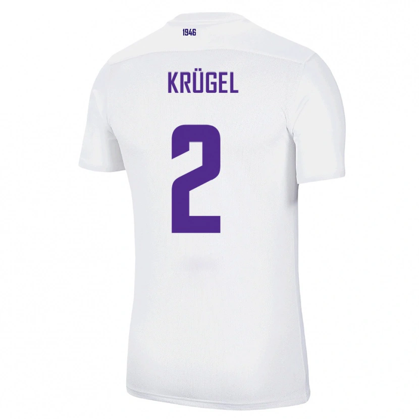 Danxen Damen Theo Krügel #2 Weiß Grün Auswärtstrikot Trikot 2025/26 T-Shirt Schweiz