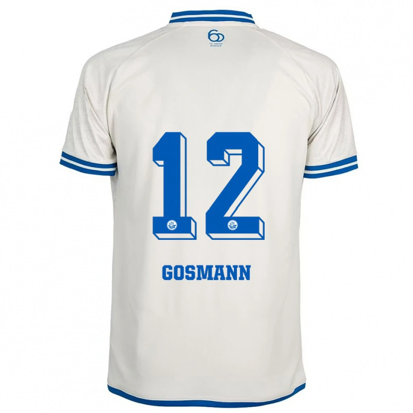 Danxen Damen Hermann Gosmann #12 Weiß Blau Auswärtstrikot Trikot 2025/26 T-Shirt Schweiz
