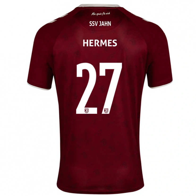 Danxen Damen Lucas Hermes #27 Burgunder Weiß Auswärtstrikot Trikot 2025/26 T-Shirt Schweiz