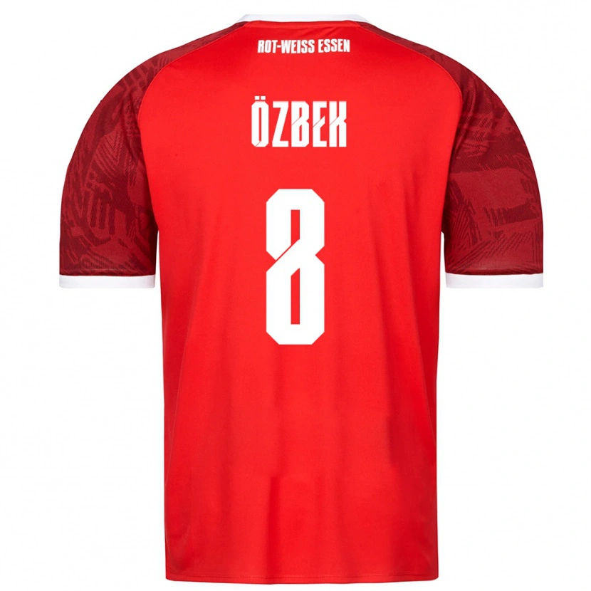 Danxen Damen Boran Özbek #8 Rot Burgunder Weiß Auswärtstrikot Trikot 2025/26 T-Shirt Schweiz
