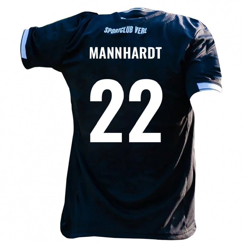Danxen Damen Marco Mannhardt #22 Schwarz Weiß Auswärtstrikot Trikot 2025/26 T-Shirt Schweiz