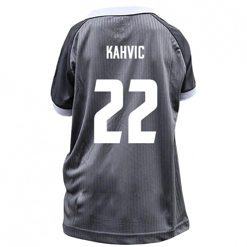 Danxen Damen Aleksandar Kahvic #22 Grau Weiß Auswärtstrikot Trikot 2025/26 T-Shirt Schweiz