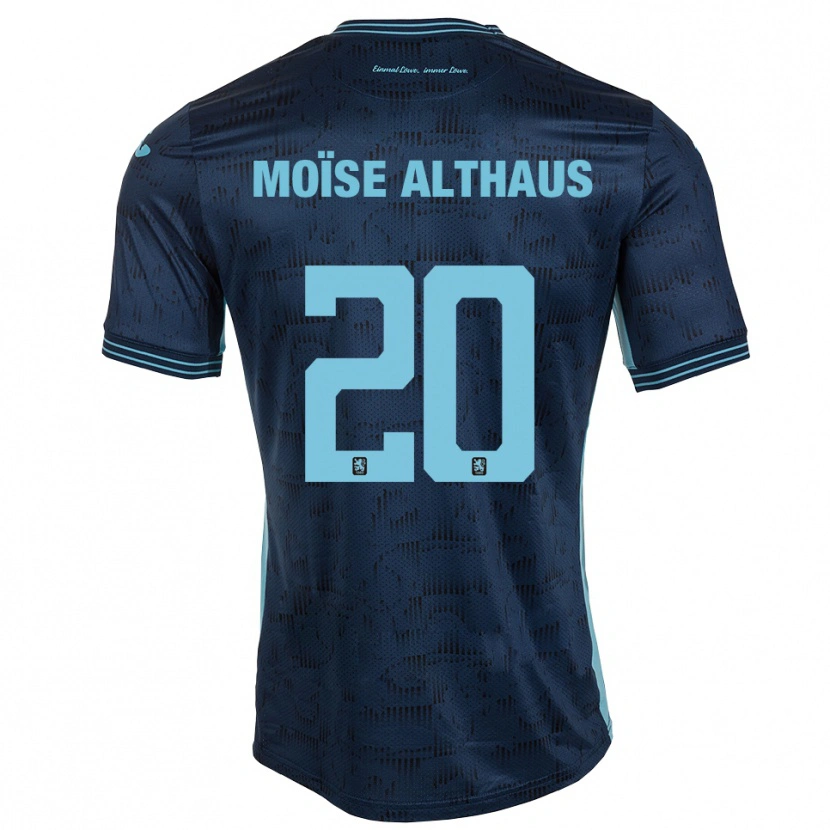 Danxen Damen Samuel Moïse Althaus #20 Königsblau Auswärtstrikot Trikot 2025/26 T-Shirt Schweiz