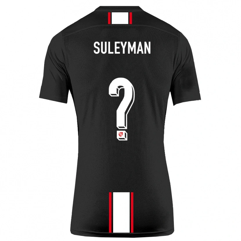Danxen Damen Dildar-Diego Suleyman #0 Schwarz Weiß Auswärtstrikot Trikot 2025/26 T-Shirt Schweiz
